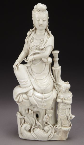 Chinese Qing blanc de chine