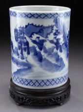 Chinese Qing blue and white br