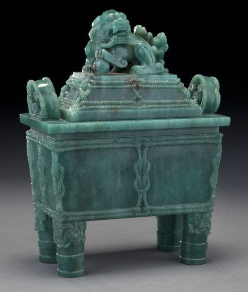 Chinese Qing carved hardstone
