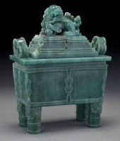 Chinese Qing carved hardstone