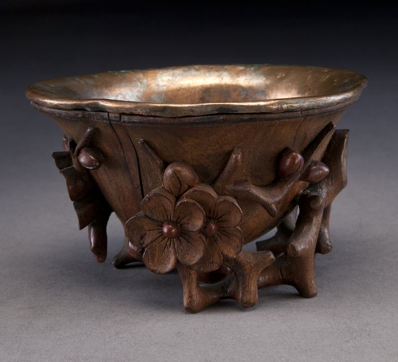 Chinese Qing carved huanghuali