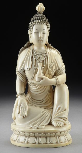 Chinese Qing carved ivory