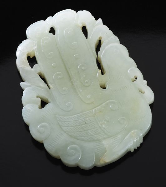 Chinese Qing carved jade