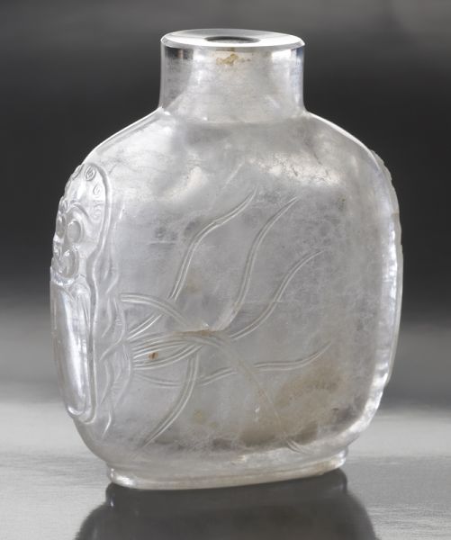 Chinese Qing carved rock crystal