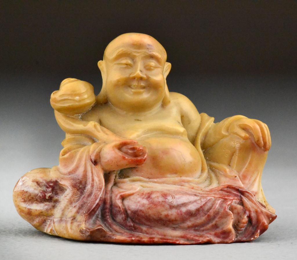 Chinese Qing Carved Soapstone