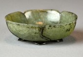 Chinese Qing Celedon Jade Brus