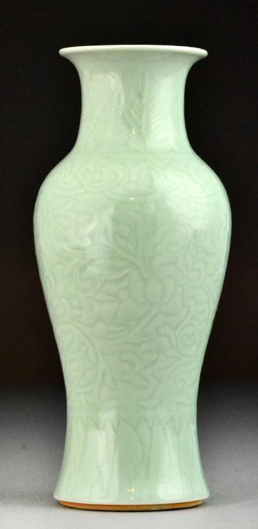 Chinese Qing Celedon Porcelain