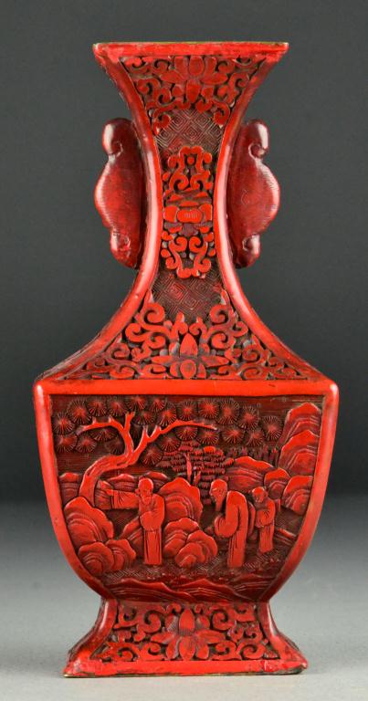 Chinese Qing Cinnabar Lacquere