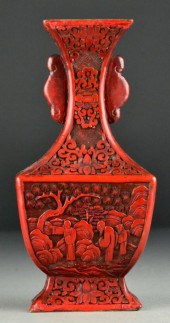 Chinese Qing Cinnabar Lacquere