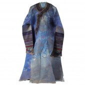 CHINESE QING DYNASTY BLUE-GROU