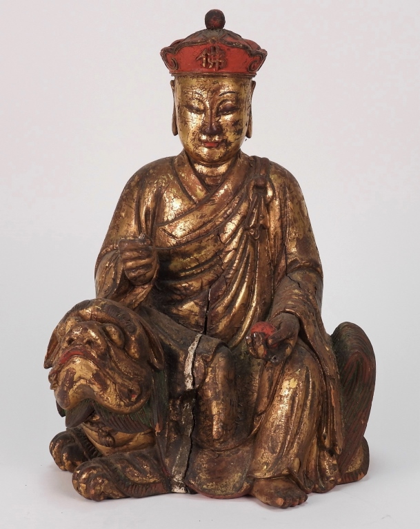 CHINESE QING DYNASTY CARVED WOOD