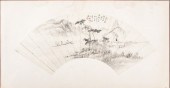 CHINESE QING DYNASTY FAN PAINT