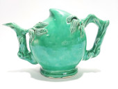 CHINESE QING DYNASTY GREEN GLA