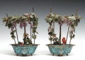CHINESE QING DYNASTY JADE GRAP