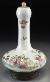 Chinese Qing famille rose wash
