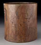 Chinese Qing Huanghuali brush
