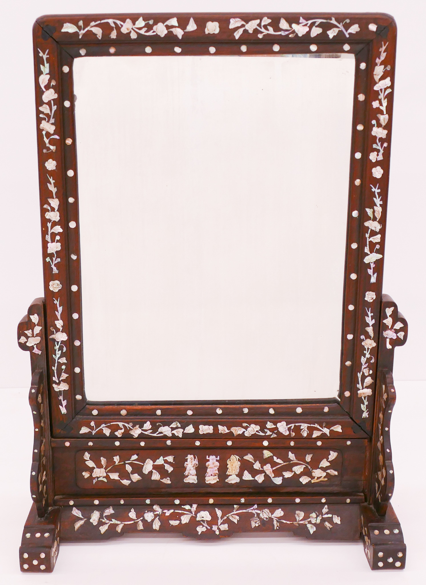 Chinese Qing Inlaid Rosewood