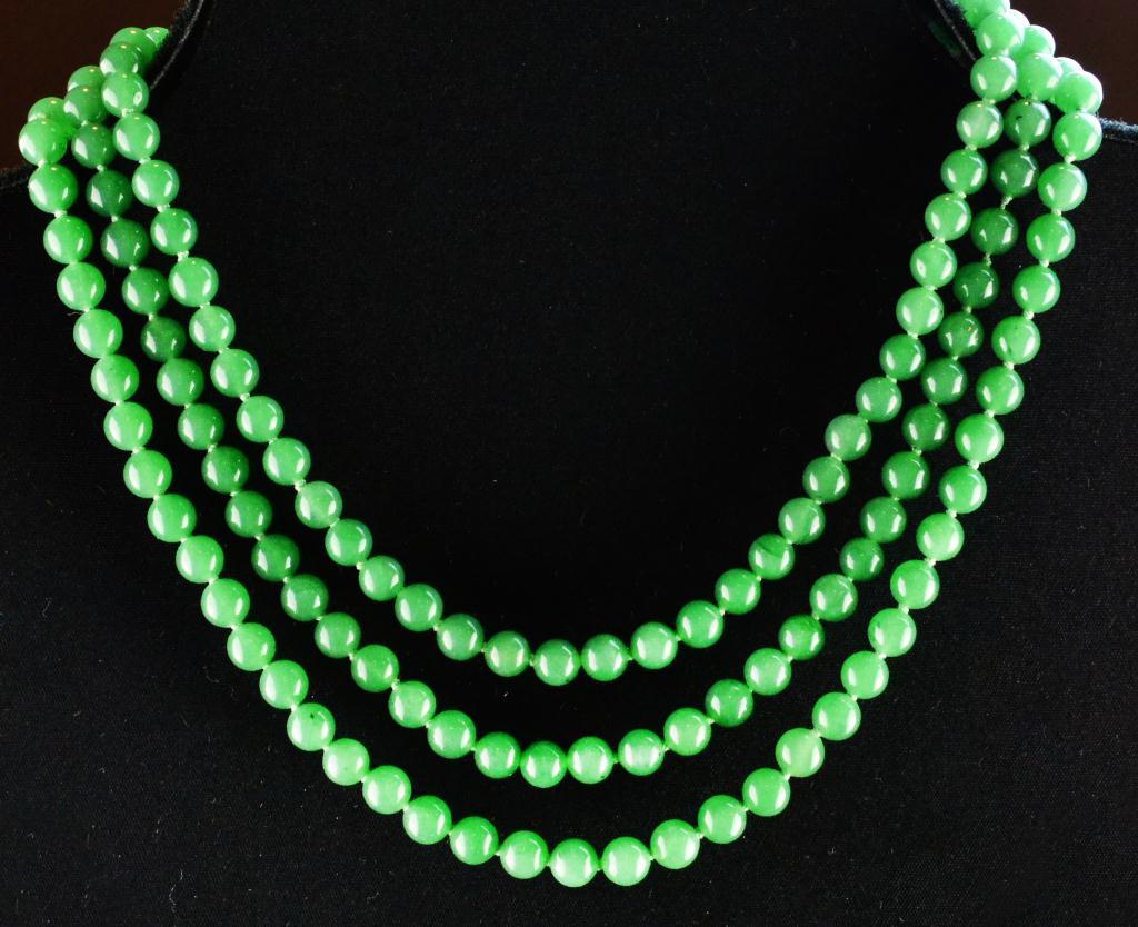 Chinese Qing Jade & Silver