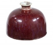 CHINESE QING OXBLOOD PORCELAIN