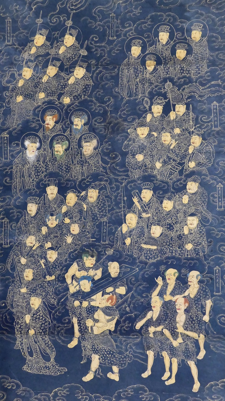 Chinese Qing Scroll Painting of