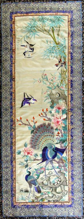 Chinese Qing Silk Embroidery