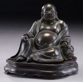 Chinese Qing silver inlaid bro