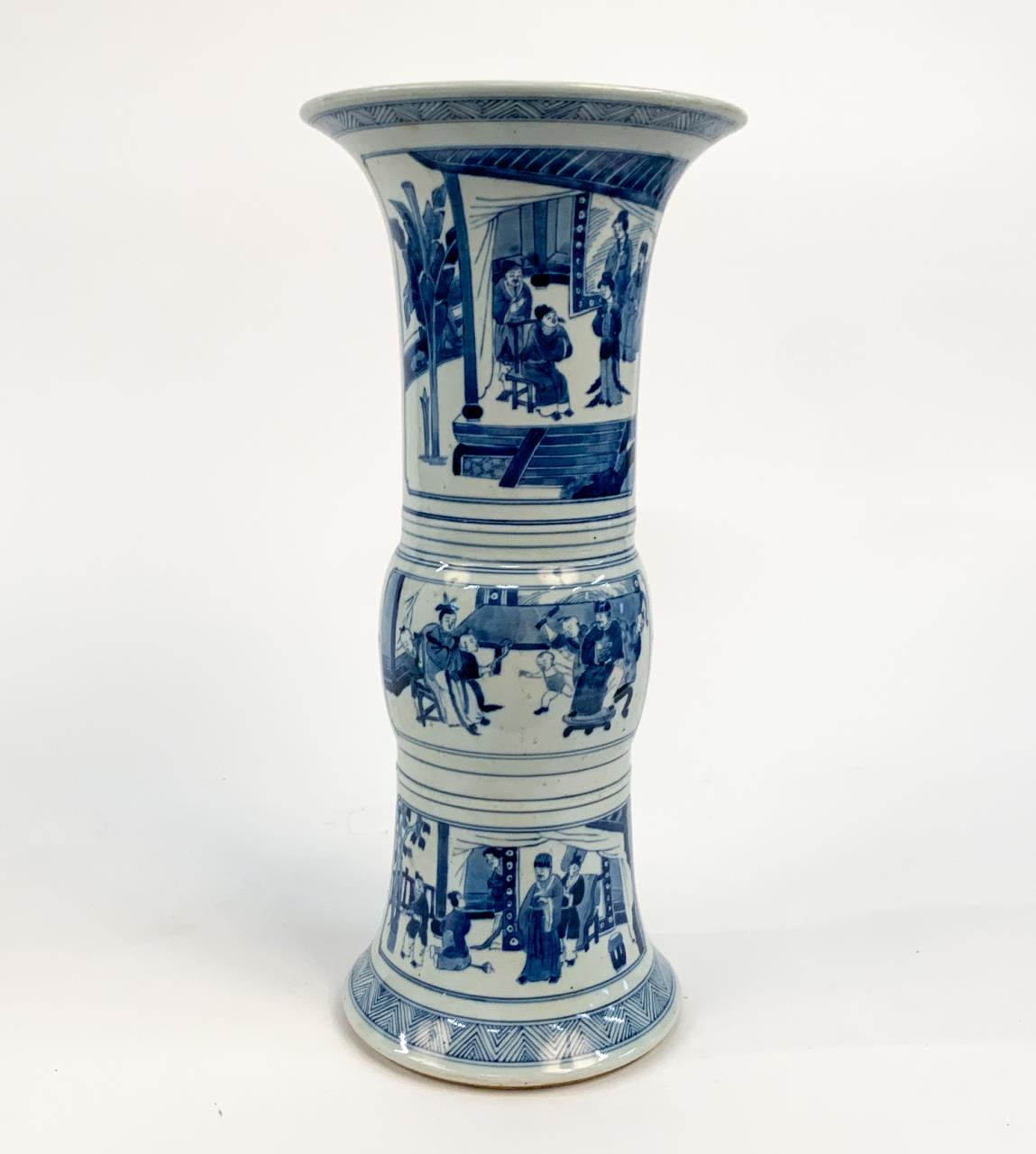 CHINESE QING STYLE BLUE AND WHITE