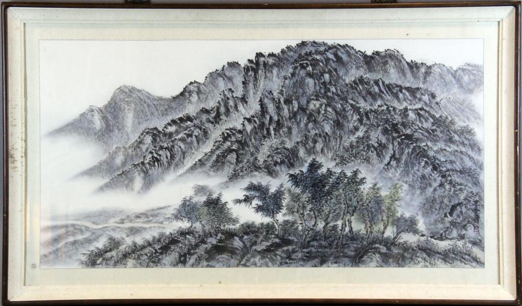 Chinese Qing Watercolor