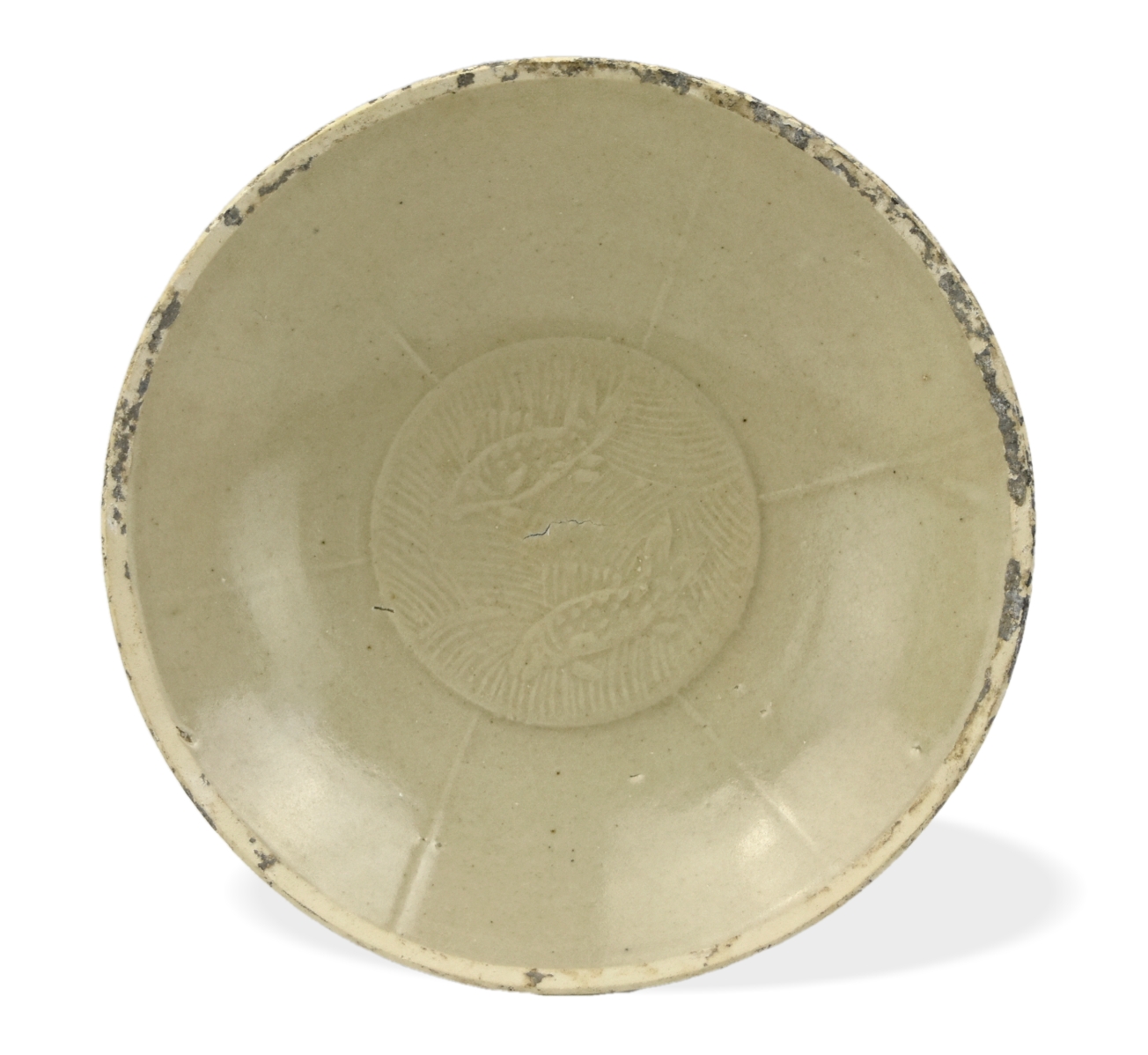CHINESE QINGBAI GLAZED TWIN FISH