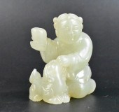 CHINESE QINGBAI JADE CARVING O