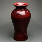 CHINESE REALGAR GLASS VASE Chi