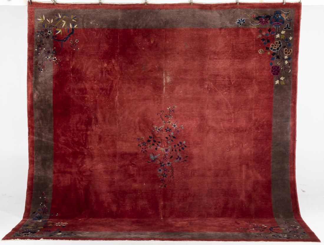 CHINESE RED, BLUE AND BROWN NICHOLS