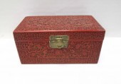 CHINESE RED 'CINNABAR' LACQUER
