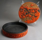 CHINESE RED CINNABAR LACQUER R