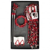 CHINESE RED CORAL, PEARL AND S