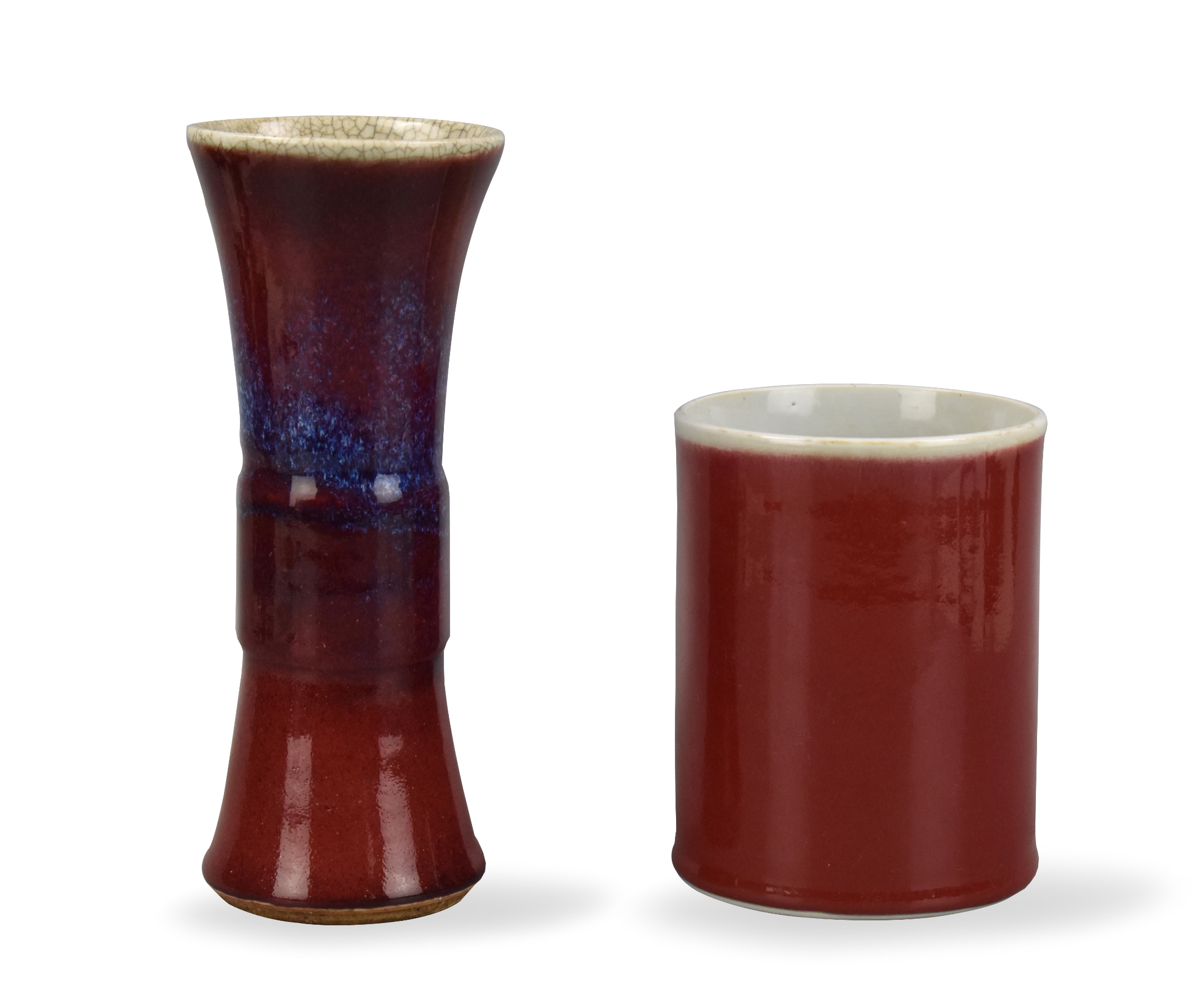 CHINESE RED/ FLAMBE GLAZED GU