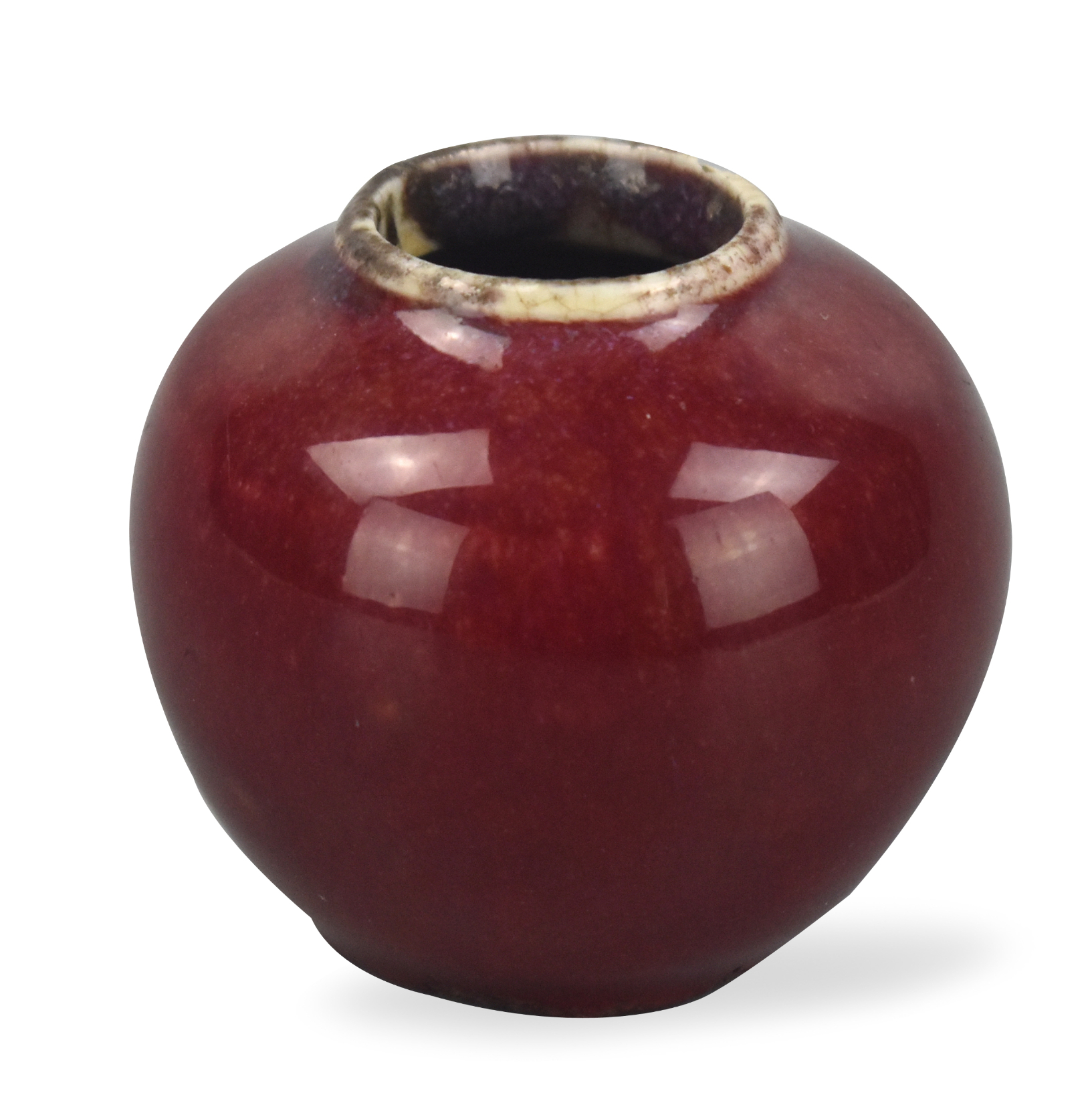 CHINESE RED FLAMBE GLAZED