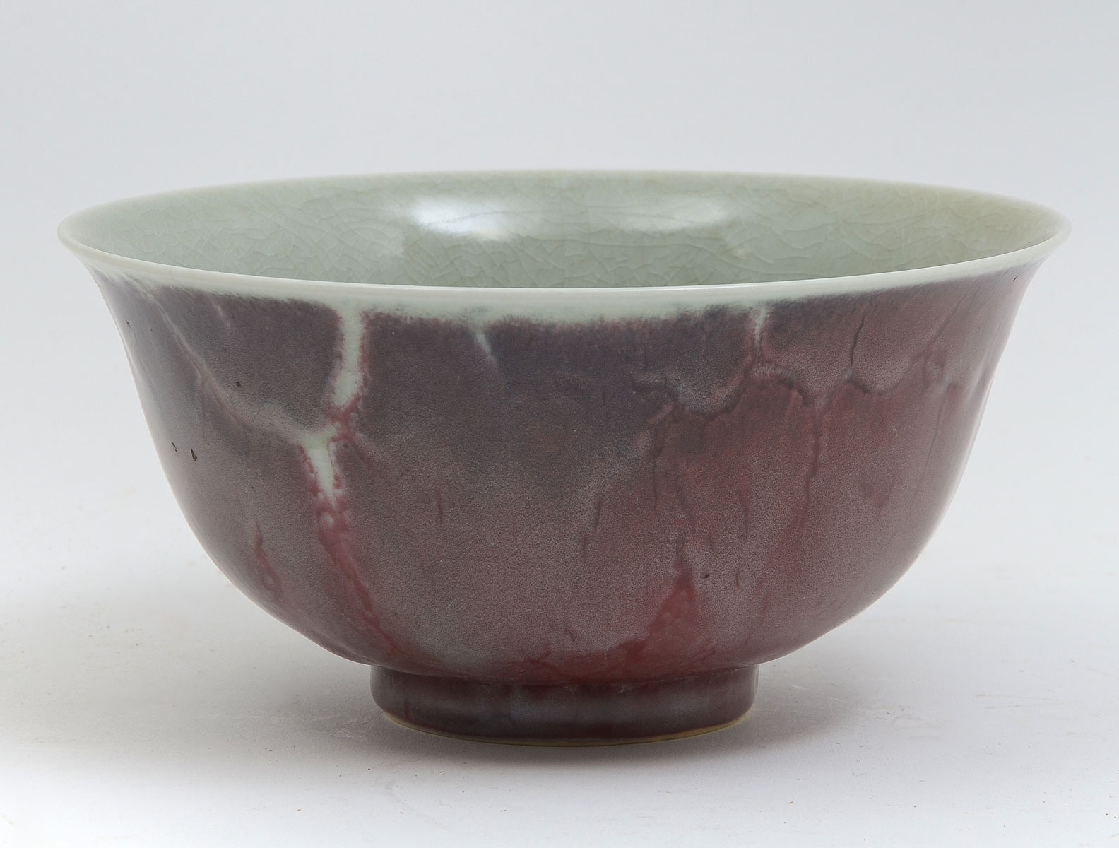 CHINESE RED GLAZE BOWL: Chinese