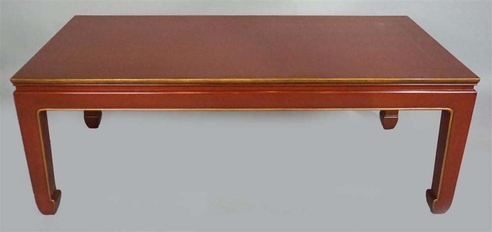 CHINESE RED LACQUER LOW