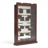 CHINESE RED WOOD WALL DISPLAY