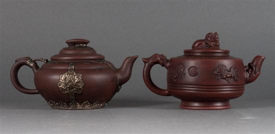 Chinese redware teapot and