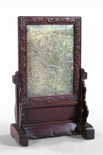 Chinese Relief-Carved Marble