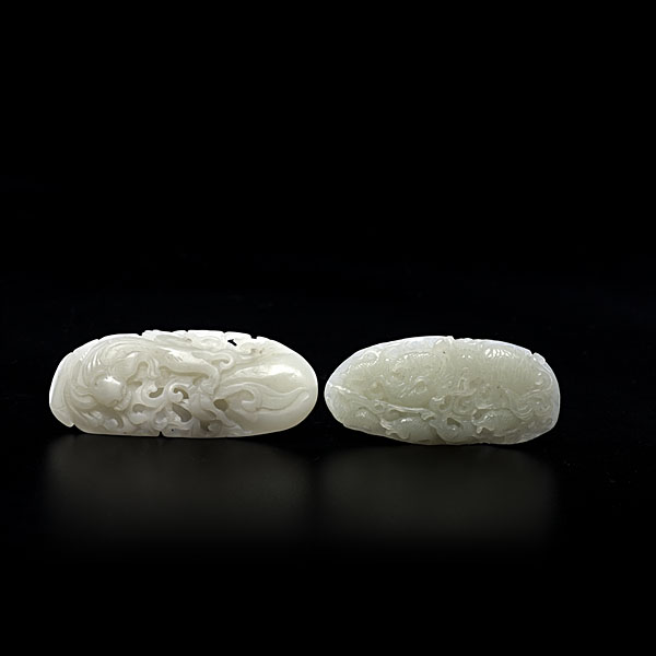 Chinese Reticulated Jade Carvings