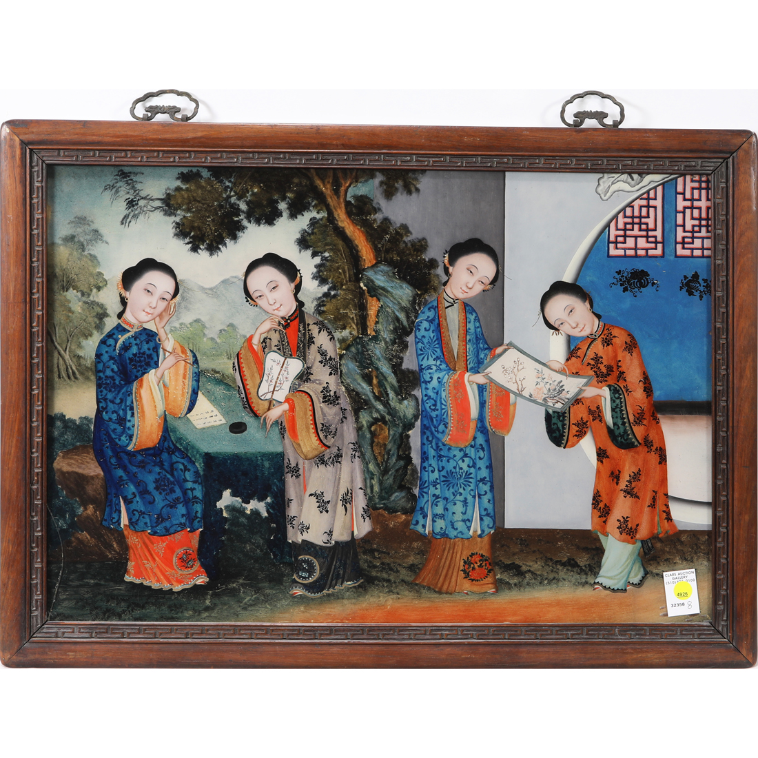 CHINESE REVERSE-GLASS PAINTING