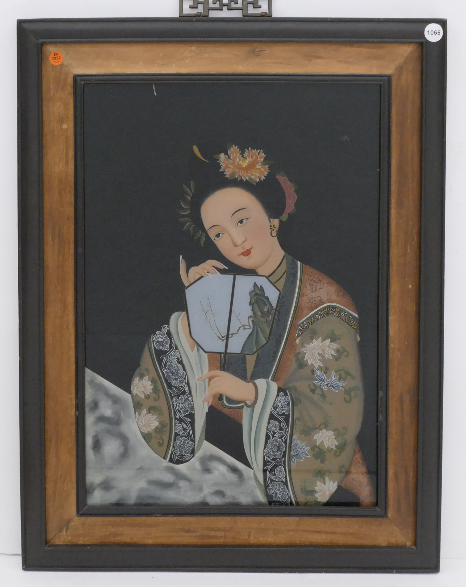 Chinese Reverse Painted Portait