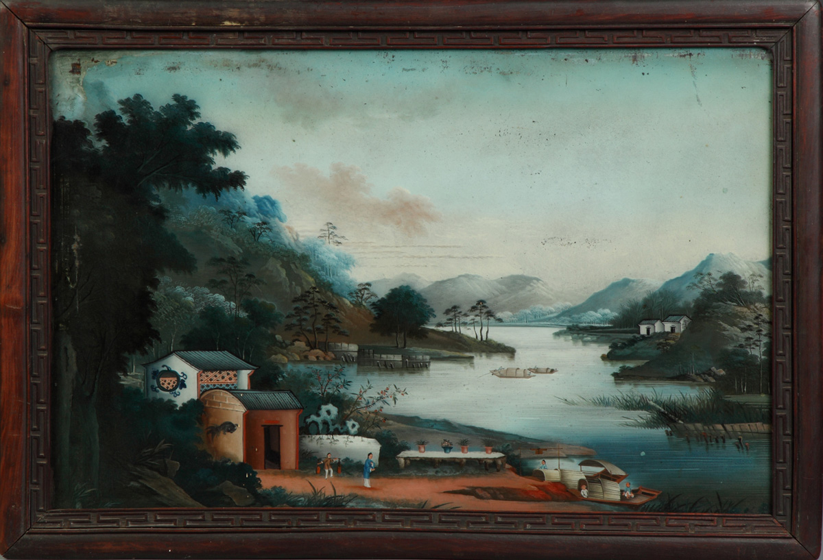 Chinese Reverse Painting on Glass