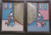 CHINESE REVERSE PAINTING ON MI