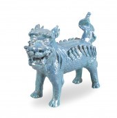 CHINESE ROBIN EGG GLAZED KIRIN