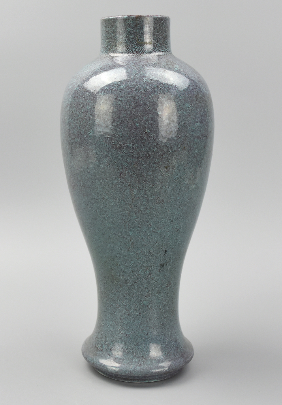 CHINESE "ROBIN'S EGG" GLAZE VASE,