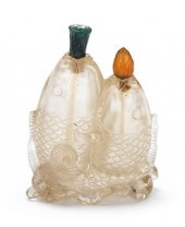 Chinese rock crystal 'double c
